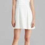 Black Halo  White Sierra Dress Mini Pleated Bridal Size 12 Photo 1