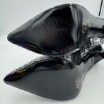 Azalea Wang Lively Silver Rhinestone Stiletto Ankle Boots Size 10 Party Heels Photo 10