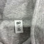 BP NWT  Womens 2X Gray Short Sleeve‎ Half Zip Collard T Shirt Dress Casual Mini Photo 4