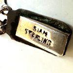 Vintage 1960s Siam Sterling Niello Bracelet Silver Photo 4