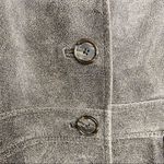 Alfani Genuine Leather Size Medium Women’s Blazer Photo 2