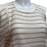 Charlie Paige  Striped Cotton Cover Up One Size Photo 1