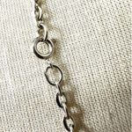 Vintage Avon Moon Magic Blue Cabochon Rhinestone Pendant necklace Photo 5