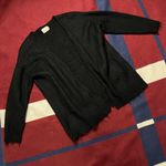 Nation Ltd  Black Bohemian Open Front Cardigan distressed Alpaca blend
Women’s M Photo 0