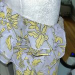 Lulu's Yellow Floral Backless Maxi Dress White Photo 5