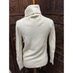 J.Crew  Sweater S Turtleneck Cambridge Cable Fisherman Wool Blend  Aran Photo 3