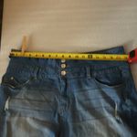 Ymi  Curvy Fit Blue Denim Short Plus Size 19/34 Costal Cowgirl Festival Y2K Retro Photo 4