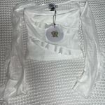 Princess Polly MAXTON RUFFLE TOP IVORY Photo 2