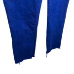 Frank & Eileen  Kinsale Trouser Pants Women’s 6 Blue Crop Linen Blend Photo 3