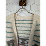 Natural Life Cream Calla Wool Blend Jacquard Cardigan Sweater - Size - L/XL Photo 5