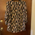 Ruffle Blouse by NY & Company Black Size M Photo 1