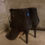 Forever 21  Peep Toe Ankle Booties | Dark Green Stiletto Heels (Sz 7) ✨ Photo 5