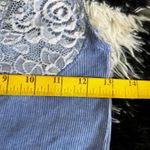 POL Blue Lace Babydoll Tank Top Y2K 2000s Fairycore Coquette Romantic Small Photo 5