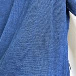 Alaska by Luly Yang Sweater Jacket Small Blue Full Zip Knit Airlines *Holes Photo 10