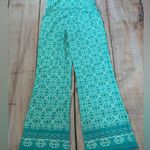 Cabana Life Teal Green Geometric Print high Waist Wide Photo 7