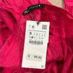 ZARA New with tags  Pink Eyelet Embroidered maxi Dress in size small Photo 11