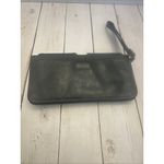 Cole Haan Alexa Blue Leather Wristlet Multiple Pockets Logo 4.5 x 8.5” GUC Photo 3