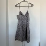 ANINE BING  - Papillon Dress in Ash Violet Butterfly Jacquard NWT size L silk Photo 4