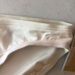 Michael Kors Stretch Nylon Bikini Bottom Hipster Brief White L FLAW Photo 4