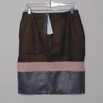 Marie Saint Pierre Sculptor Skirt Metallic Above Knee Stretch 3 (M, 10) New Size M Photo 1