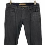 J Brand  Coated Pencil Leg Jeans in Venom Black 29 Photo 2