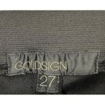 Goldsign Zebra Black Coated Skinny Leggings Jegging Size 27 Photo 5