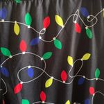 Christmas Lights Leggings Black Size 3X Photo 1