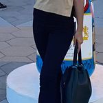 ZARA High Rise Basic Slim Jeans Black Photo 3