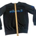 Disney Moana 2 Movie Promo Black Embroidered Women's Sweatshirt Size Large Photo 4