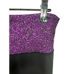 Lululemon Purple And Black Groove Pants Flared With Static Waistband Photo 1