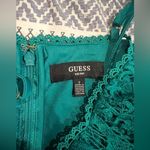 Guess  Womens Green Lace V Neck Cocktail‎ Sheath Dress 2 Photo 3