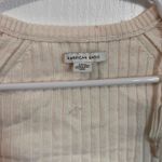 American Eagle  Womens Ultra Cropped Bolero Cardigan Open Front Beige Small NEW‎ Photo 2