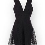 Bardot new ❤︎︎ Deep Plunge Fit n Flare Lace Cocktail Mini Dress ❤︎︎ Black ❤︎︎ M Photo 9