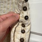 Free People  100% Cotton Seersucker Barrel Pants Size Large Photo 4