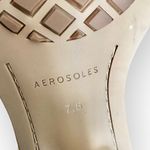 Aerosoles  Crew Buckle Strap Kitten Heel Size 7.5 New Green Sheen Photo 7