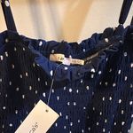 Francesca's Blue Polka Dot Romper Photo 2