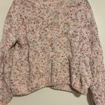 Pink Rose Knit Sweater Photo 0