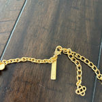 Oscar de la Renta  Gold Floral Necklace Photo 5