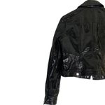 Bebe Leather Jacket Size Medium Photo 4