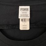 PINK - Victoria's Secret PINK VS Cropped Black Tee Photo 2
