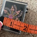 Vintage Star Burst Flower Pin Brooch Jewelry Floral Pink Purple Tone Photo 6