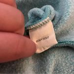 Jess Lea Quarter Zip Pullover Fleece Lined Funnel Neck Aqua Blue L Size L Photo 3