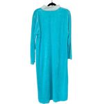 Disney Vintage Winnie Pooh Christmas Maxi Nightgown Pullover Robe Blue Womens L Photo 4