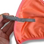 Aerie Women’s Triangle Bikini Top Size Large Pink Red Floral Swim Halter Photo 4