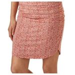 Patagonia Coral Orange Quartz Ribbon Falls Knit Athleisure Yoga Skirt Women's XS Photo 1