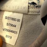 Athleta  Vivid Prism Bikini Top Racerback Built In Bra Hawaiian Cut White Blue XS Photo 4