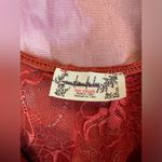 Free People Intimately NWOT Undercover Printed Bodysuit Cherry Combo Top Photo 5