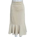 Messini Womens Beige Trumpet Hem Skirt Career Office Party Cocktail Size L Tan Size L Photo 1