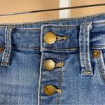 Universal Threads Universal Thread 2 / 26 High Rise Midi Button Fly Jean Shorts Jorts Rolled Retro Photo 2