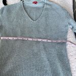 Guess  Long Sleeve Ribbed Choker Sweater  top  Size XSmall Gray Photo 5